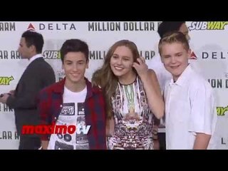 Ella Wahlestedt, Teo Halm, Reese Hartwig "Million Dollar Arm" Premiere #EarhtoEcho