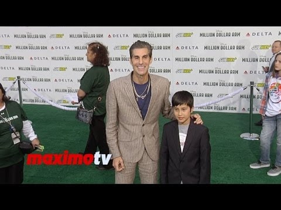Jane's Addiction Perry Farrell and Hezron Wolfgang Farrell "Million Dollar Arm" Premiere