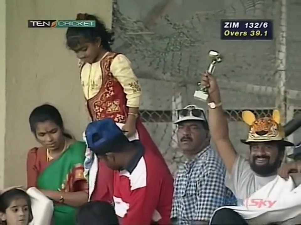 Heath Streak 59 vs India MATCH 3 COCA COLA CUP 1998 (SHARJAH)*RARE GOLD*