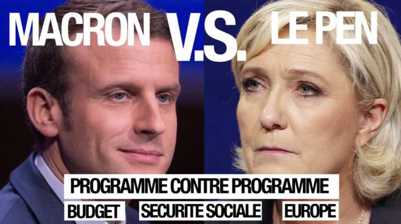 Macron v.s. Le Pen : sécurité sociale, programme contre programme