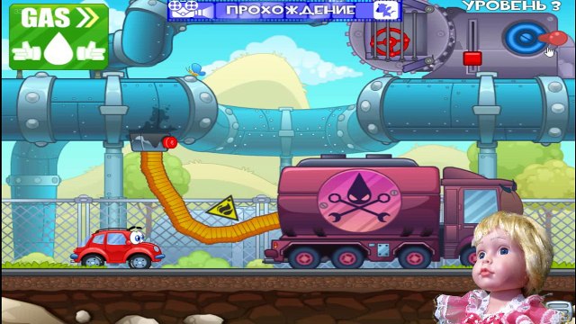 Приключения машинки Вилли 3 (прохождение 1 2 3 4 5 6 7 уровня) с куклой Фея
