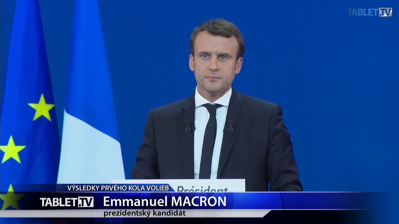 Le Penová a Macron postupujú do druhého kola prezidentských volieb