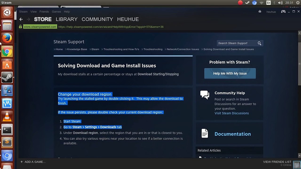 Steam Error - An error occurred while updating Dota 2 (corrupt download)