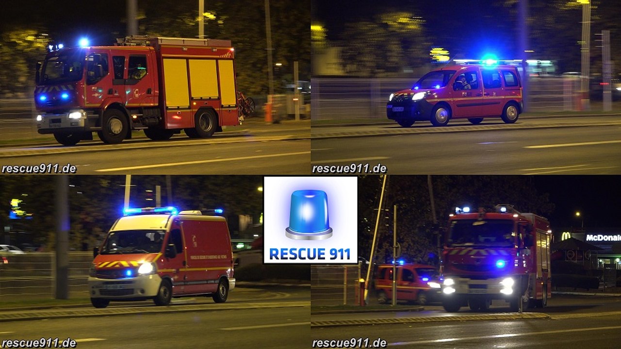 [Mâcon] Sapeurs Pompiers - FPTSR 1, FPTSR 2, VL 1, VL 2, VSAV 1, VSAV 2