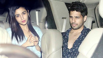 Alia Bhatt And Sidharth Malhotra At Sunny And Anu Dewan's Party