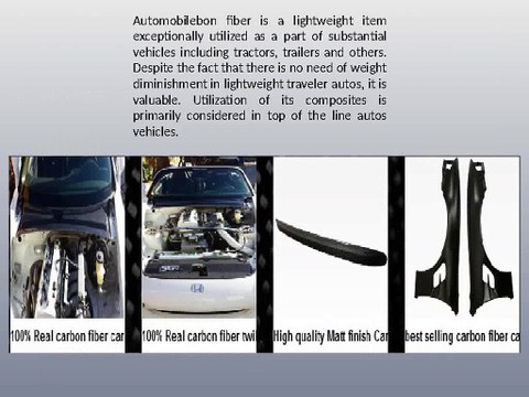 Use of Carbon Fibers in the Automotive Market