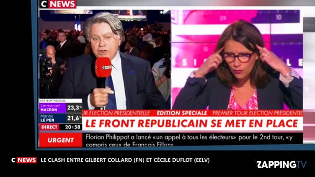 Élections présidentielles 2017 : le violent clash entre Gilbert Collard et Cécile Duflot (vidéo)