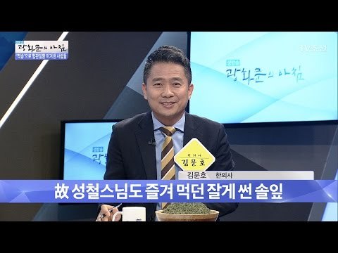 적송 솔잎기름 송침유의 혈행순환 효능 [광화문의 아침] 469회 20170424