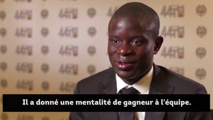 Kanté réagit à son titre de meilleur joueur de l'année