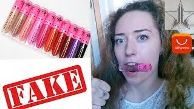 ALIEXPRESS REVIEW- FAKE JEFFREE STAR COSMETICS