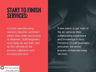 How to Choose Best Custom Manufacturing Services