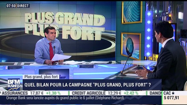 Plus Grand Plus Fort: Quel bilan pour la campagne Plus grand plus fort ? – 21/04