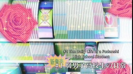 Fudanshi Koukou Seikatsu Episode 1 English Sub   腐男子高校生活 01