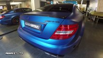 Desvinilando un Mercedes C63 AMG Black Series Azul Mate Metalizado - Car Wrapping by Pronto Rotulo