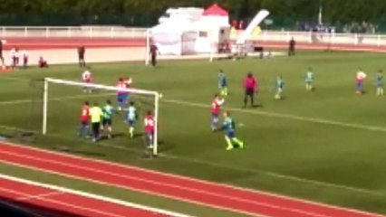 Coup franc de Pablo au tournoi de Lambersart