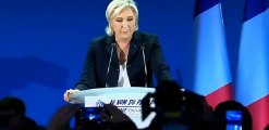 Marine Le Pen Discours apres le resultat de 1er tour-23 avril 17