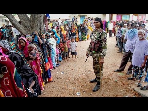 Assam election: CRPF fired in air at a polling station