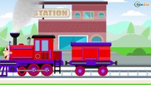 Caricaturas de Trenes - Aprende los Colores y Formas - Dibujos Animados Educativos Para Niños