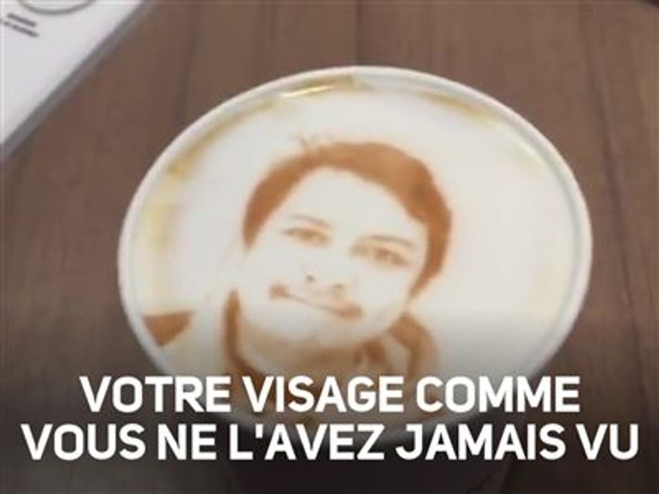 Votre cappuccino décoré avec votre visage ? Possible !