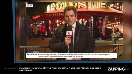Emmanuel Macron critiqué pour son dîner dans une brasserie chic, il s’énerve (Vidéo)