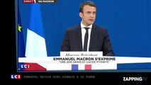 Emmanuel Macron : ému, il remercie son épouse Brigitte