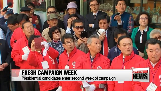 Presidential hopefuls sweep through nation, entering week-2 of official campaign period