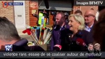 Présidentielle : Marine Le Pen repart en campagne et attaque Macron
