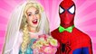 Frozen Elsa & Spiderman VALENTINES SPECIAL! w/ Joker Princess Anna Hulk Cinderella! Superhero Fun