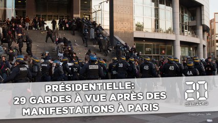 Manifestation à Paris après la présidentielle: 29 gardes à vue