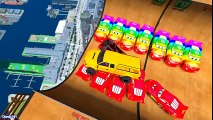Offroad Cars For Kids in Spiderman Cartoon Videos - Learn Numbers & Colors for Kids - Nursery Rhymes