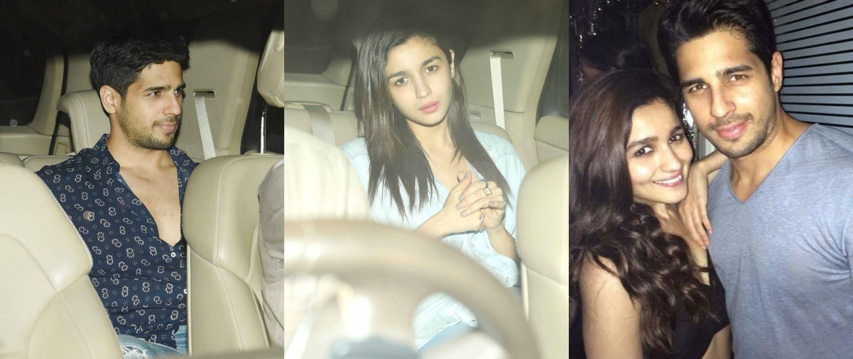 Alia Bhatt And Sidharth Malhotra Share Some Good Time Together