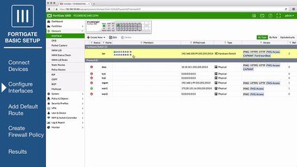 Basic FortiGate Setup_FortiOS 5.4.0