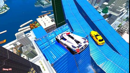 Learn Numbers - Police Cars Cartoon for Kids in Color Spiderman Videos and More Nursery Rhymes Song