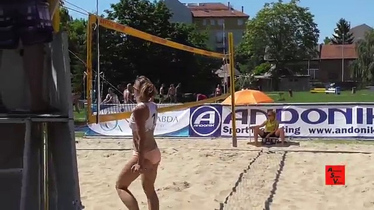Beach Volleyball Girls Nice Moments Close-Ups