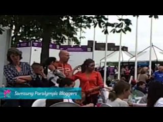 Philipe Horner - Food break between competitions paralympic 2012, Paralympics 2012