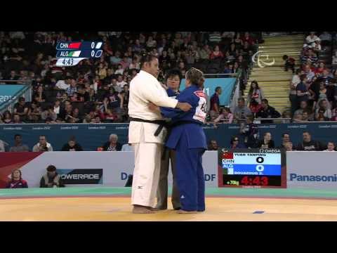 Judo - CHN vs ALG - Women +70 kg Quarterfinals - London 2012 Paralympic Games
