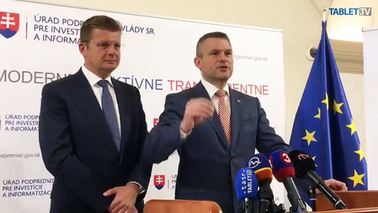 ZÁZNAM: Brífing P. Pellegriniho a P. Žigu