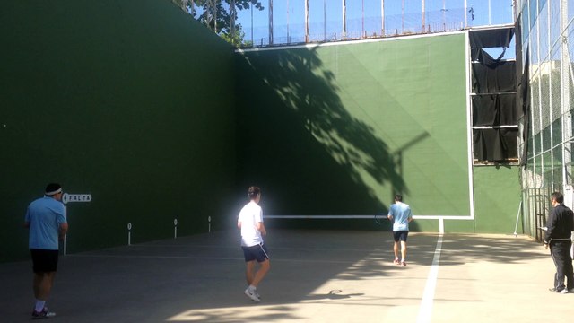 Frontenis 2ªA Conce vs Rivas últimos tantos emocionantes 2ª partida set 1