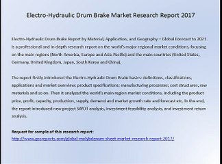 Electro-Hydraulic Drum Brake Market Research Report 2017
