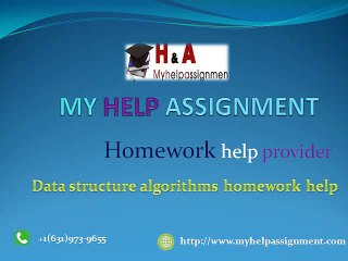 Expert Data Structure & Algorithm Homework Help 📝