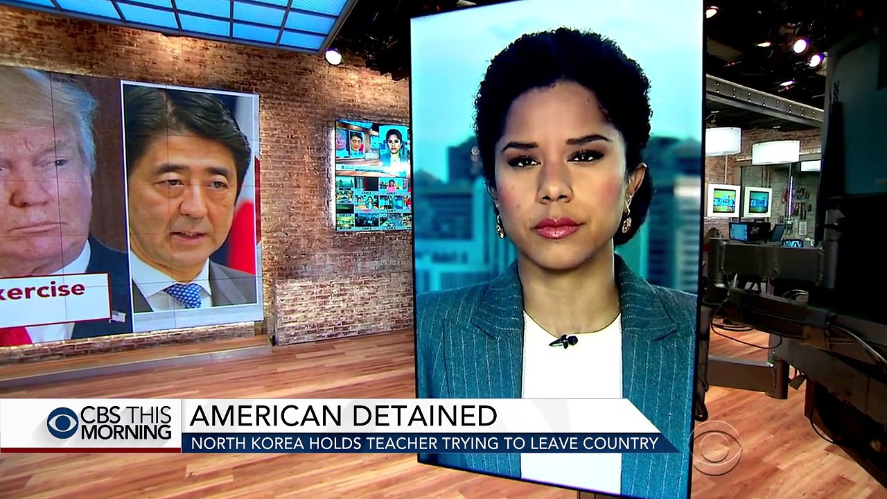 North Korea detains American trying to leave country