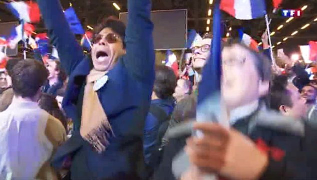 L'ambiance au QG d'Emmanuel Macron, à l'annonce des résultats du premier tour