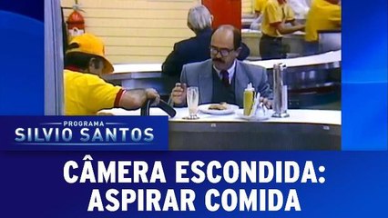 Câmera Escondida: Aspirar comida