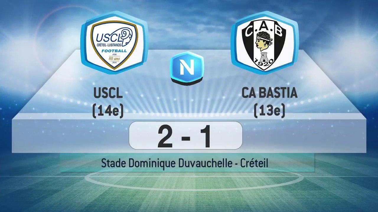 USCL 2 - 1 CA Bastia (J30 S16/17)