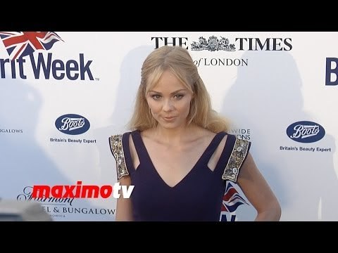 Laura Vandervoort & Oliver Trevena 8th Annual BritWeek Launch Party Red Carpet