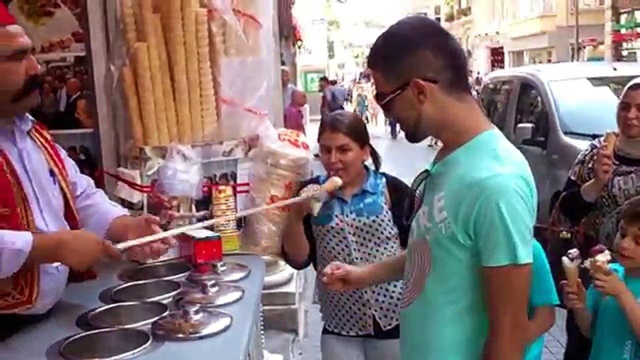 Funny Ice Cream Vendor