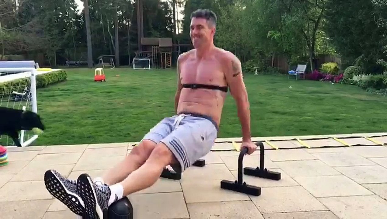 Cricketer Kevin Peterson Heavy Exercise Video
