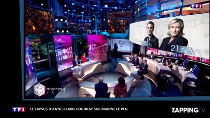 Marine Le Pen : L'amusant lapsus d’Anne-Claire Coudray (vidéo)