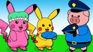 Mega Pikachu crying asking for flying Ice cream, Finger family songs, Cartoon for kids