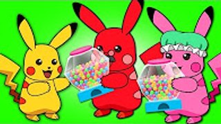 Mega Pikachu Giant Gumball, Nursery Rhymes songs for kids, Pikachu Pokemon Cartoon